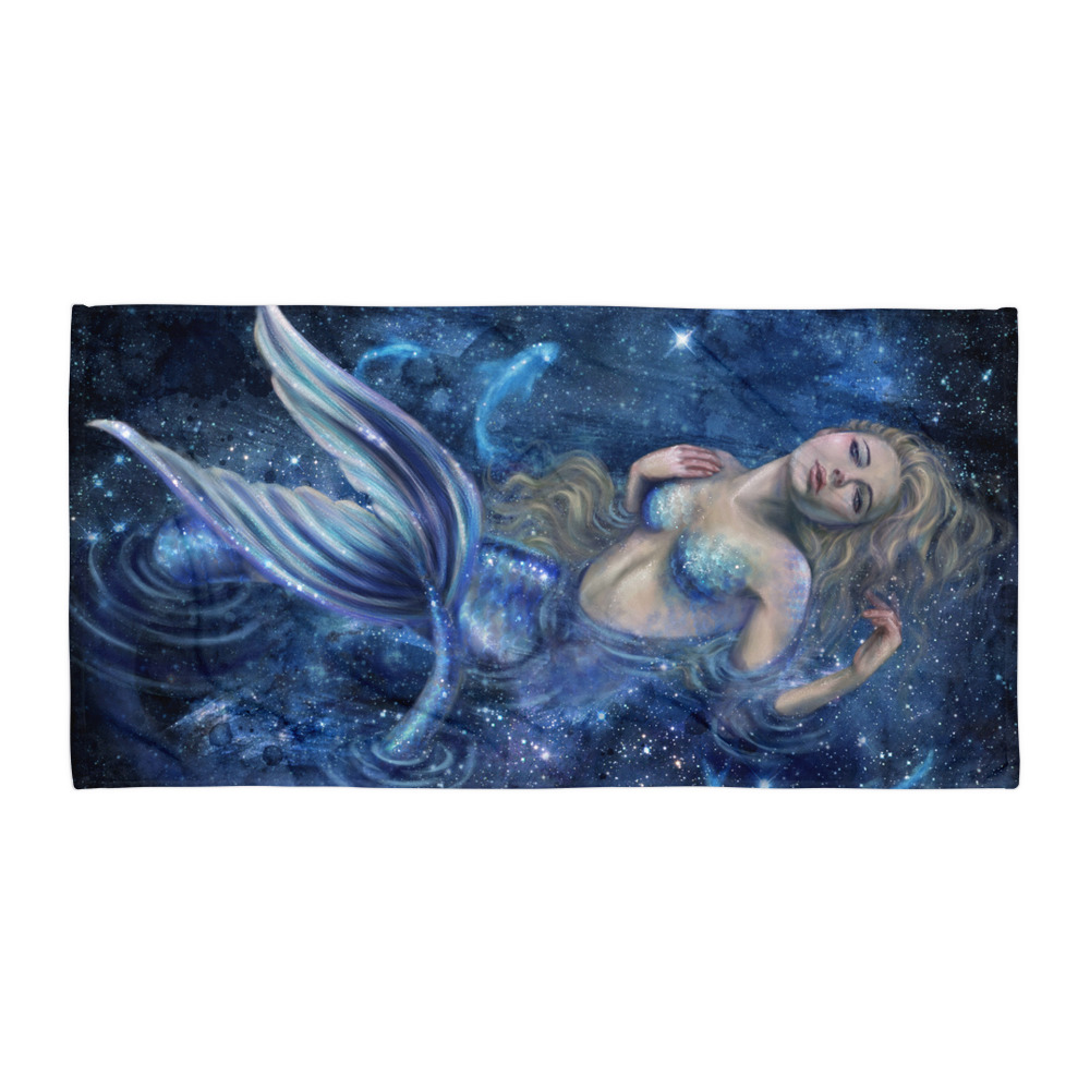 Towel - Swimming in Starlight - Selina Fenech Artist and Author