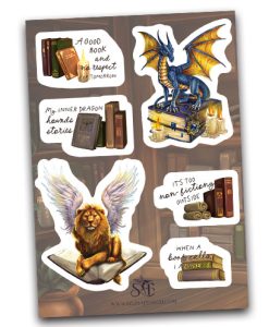 Sticker Sheet - Bookish