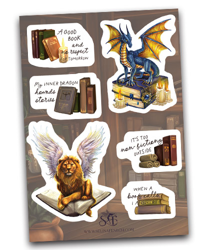 Sticker Sheet - Bookish