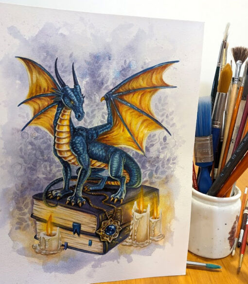 Limited Art Print Original Lottery - Bookish Treasures