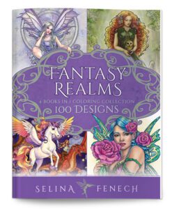 Fantasy Realms Coloring Collection: 100 Designs