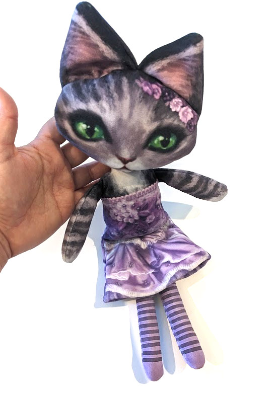 Handmade Doll - Tabby Cat