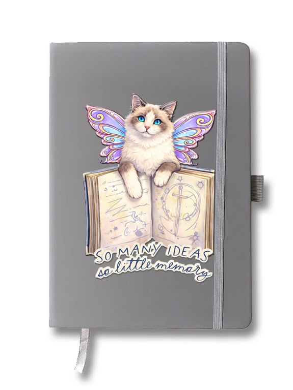 Notebook - Ragdoll Fairy Cat