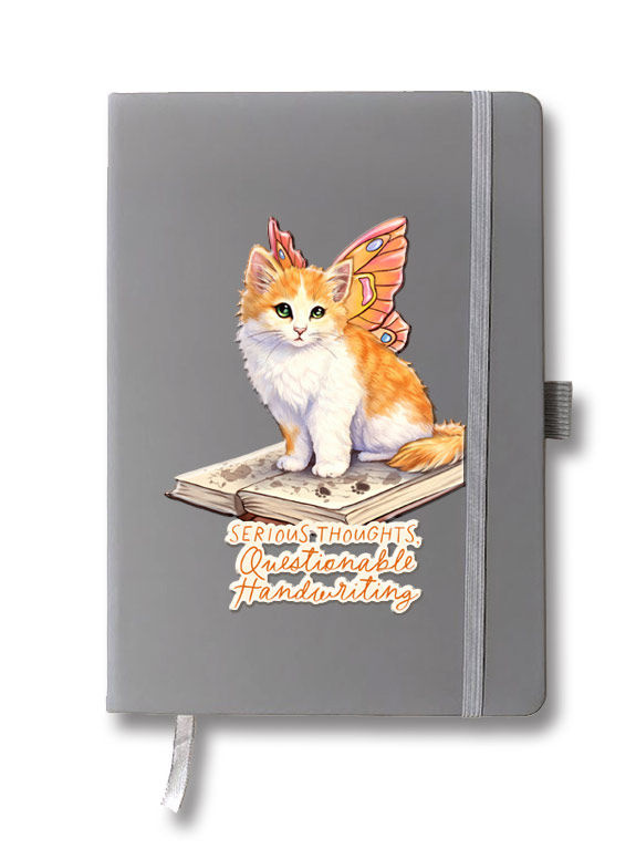 Notebook - Orange Fairy Cat