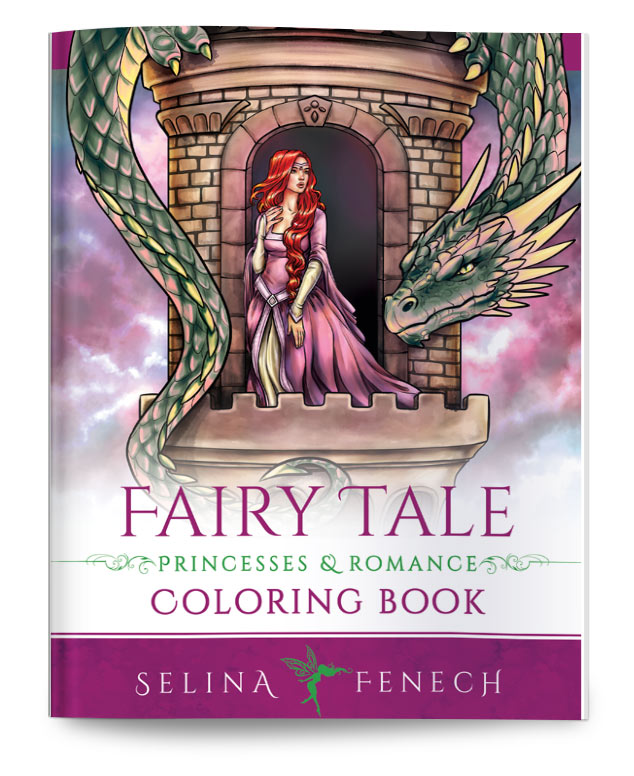 Fairy Tale Princesses and Romance Coloring Book