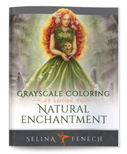 Coloring Book - Grayscale Natural Enchantment
