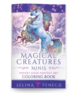 Magical Creatures Minis  - Pocket Sized Coloring Book