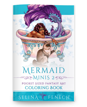 Mermaid Adult Coloring Book: Fantasy Mermaid Coloring Book for Adults  (Paperback)