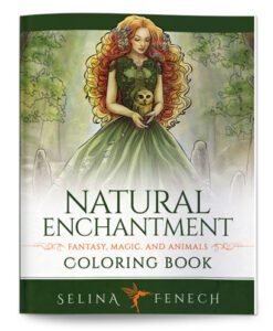 Natural Enchantment - Fantasy, Magic, and Animals Coloring Book