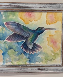 Framed Original - Hummingbird