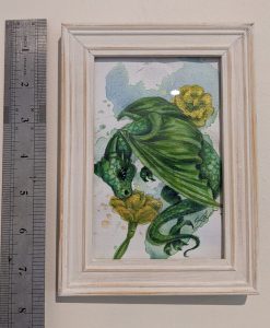 Framed Original - Green Dragon