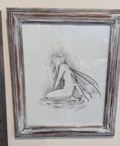 Framed Original - Rained On Fairy