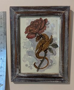 Framed Original - Golden Dragon