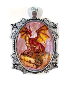 Art Pendant - Bookish Treasures