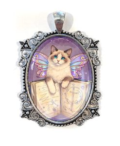 Art Pendant - Ragdoll Fairy Cat