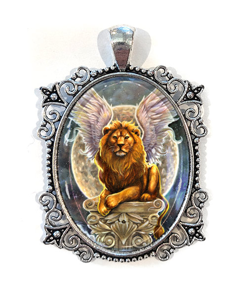 Art Pendant - Midnight Guardian