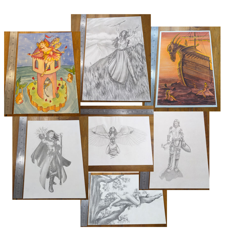 Bargain Sketches - Many Available!