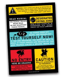 Sticker Sheet - Warnings