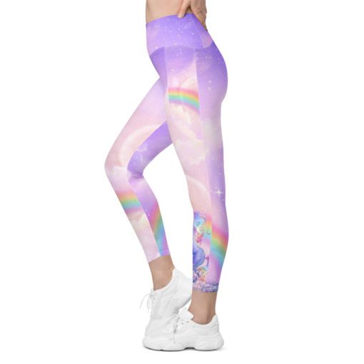 Leggings with pockets - Rainbow Dreams - Image 6