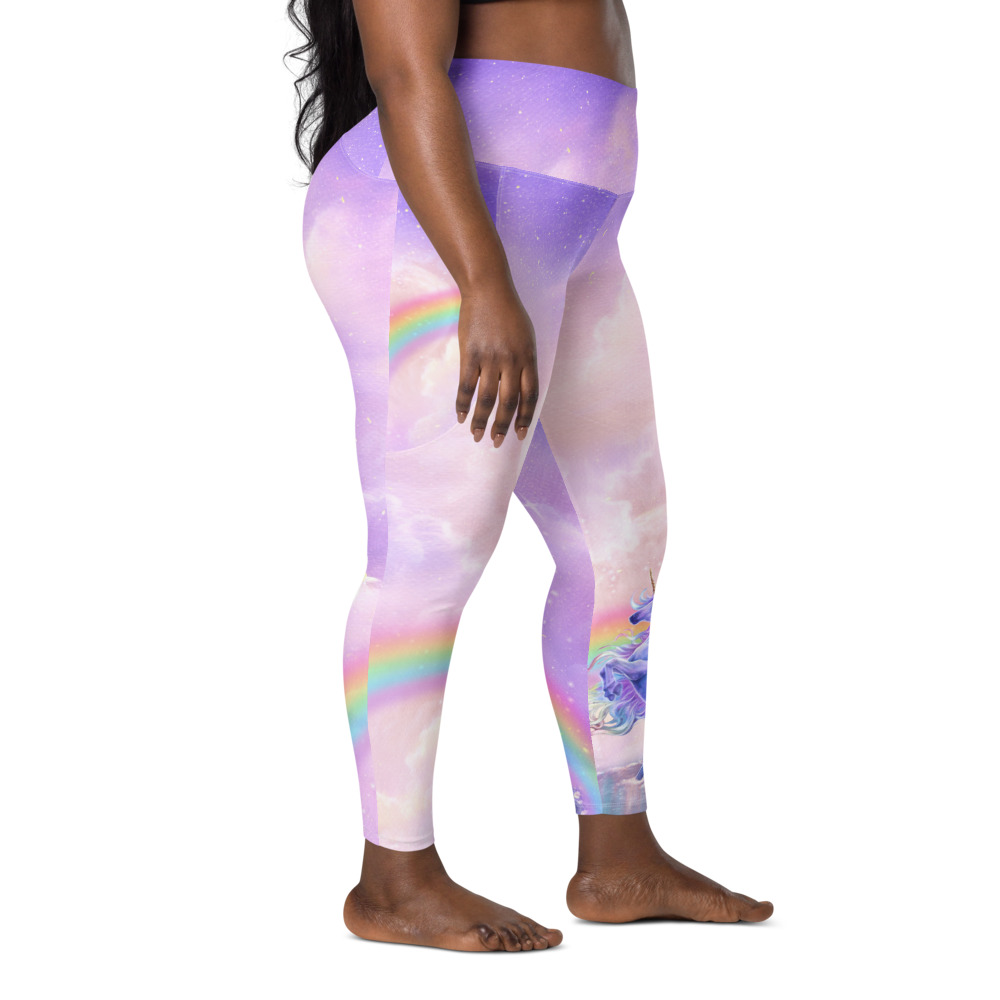 Leggings with pockets - Rainbow Dreams - Selina Fenech Artist and Author