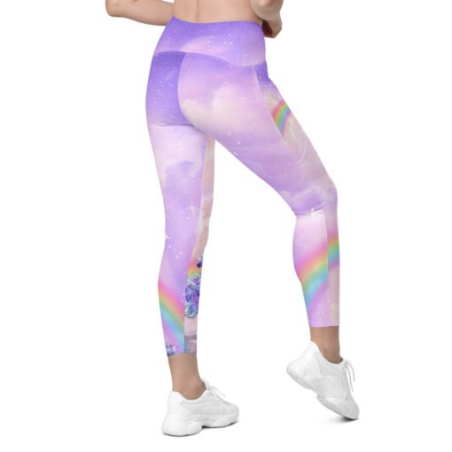 Leggings with pockets - Rainbow Dreams - Image 2