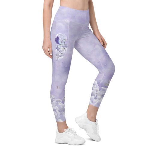 Leggings with pockets - Moonshine - Image 7