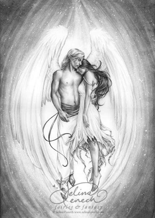 Original Artwork - Guardian (black and white)