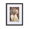 Framed Print With Mat - Blodeuwedd in Bloom