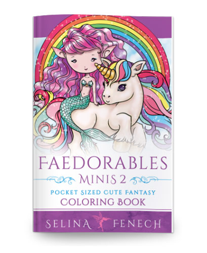Magical and Mythical Mini Coloring Book – A Brighter Year